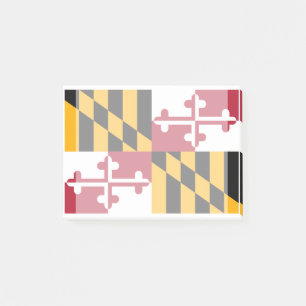 Maryland State Flag Design Decor Post-it Notes