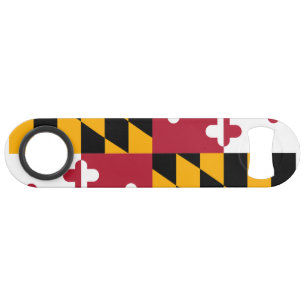 Maryland State Flag Design Speed Bottle Opener