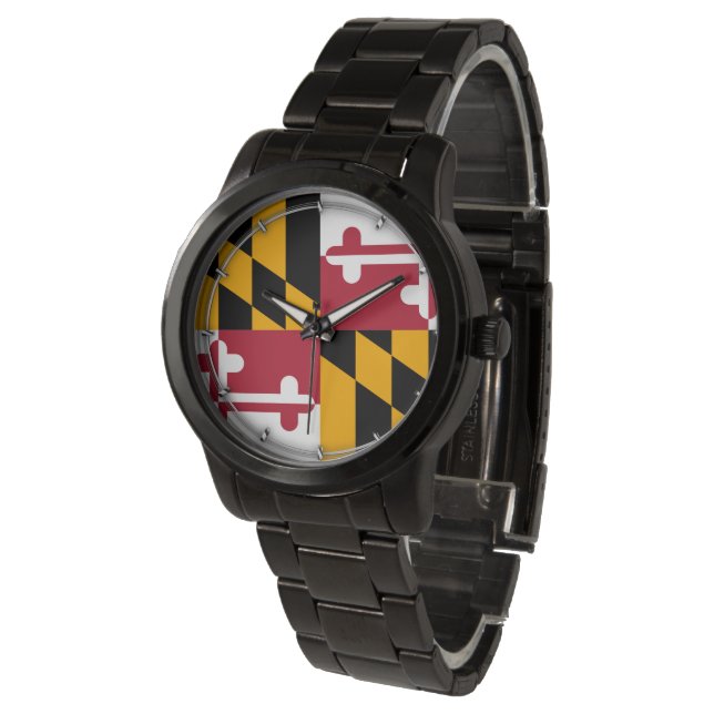 Maryland State Flag Design Watch (Angled)