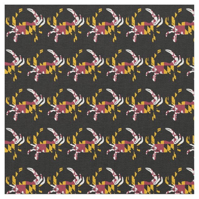 Maryland State Flag Fabric (Close Up)