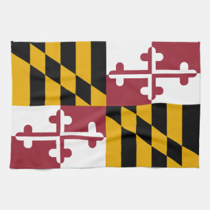 Maryland State Flag Kitchen Towel