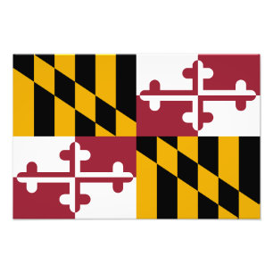 Maryland State Flag Photo Print