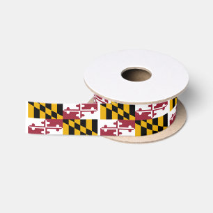 Maryland State Flag Satin Ribbon