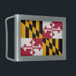 Maryland State Flag Stylish Rectangular Belt Buckle<br><div class="desc">Here's a stylish Maryland State Flag presented on a variety of popular products. A great gift idea for all occasions and anyone in for a visit. Here's a selection of custom Maryland designs available on fine hats for everyone. Use the "Ask this Designer" link to contact us with your special...</div>