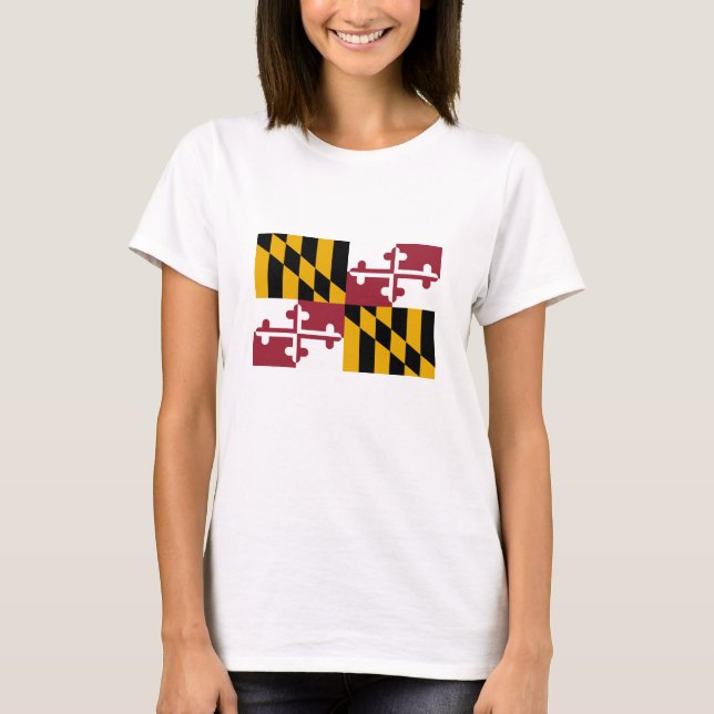 Maryland State Flag T-Shirt (Front)