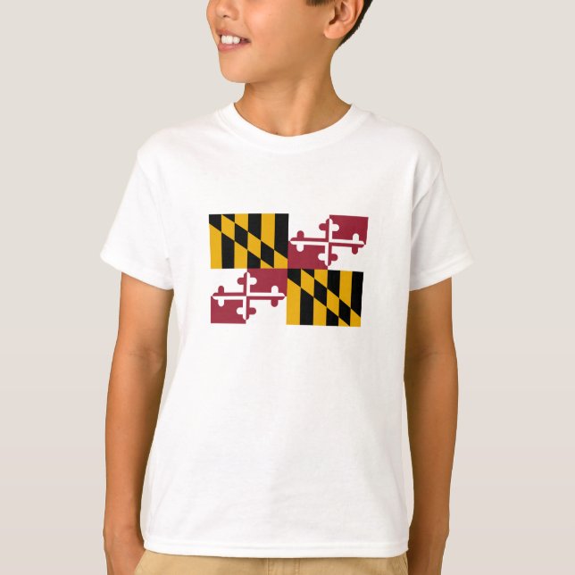 Maryland State Flag T-Shirt (Front)