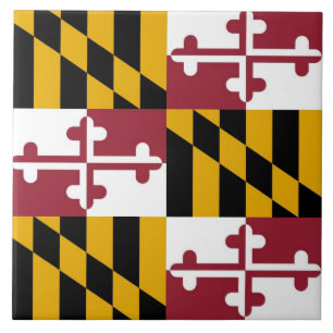 Maryland State Flag Tile