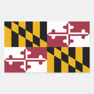 Maryland State Flag, United States Sticker