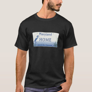 Maryland State License Plate T-Shirt