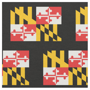 Maryland State Patriotic Flag Fabric