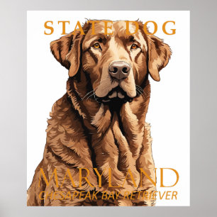 Maryland Territory Dog The Retriever 2 Poster