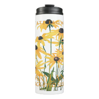 Maryland Territory Flower Rudbeckia hirta Thermal Tumbler