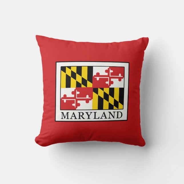 Maryland Throw Pillow (Front)