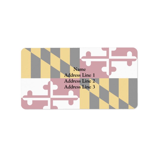 Maryland, United States Label (Front)