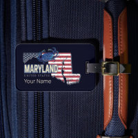 Maryland United States Retro State Map Vintage USA