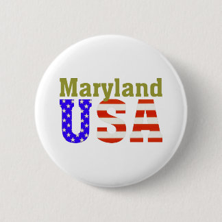 Maryland USA! 2 Inch Round Button