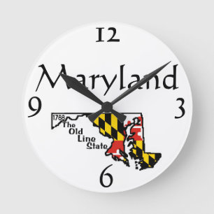 Maryland Wall Clock