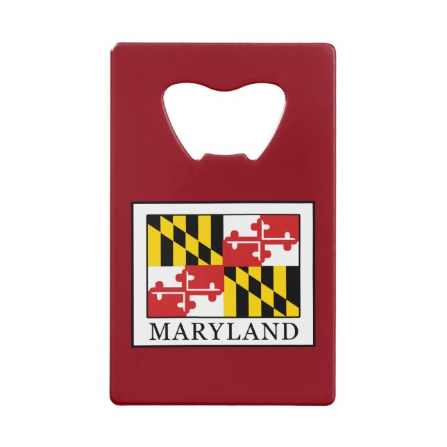 Maryland Wallet Bottle Opener (Front)