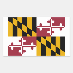 Marylander Flag, Flag of Maryland Sticker