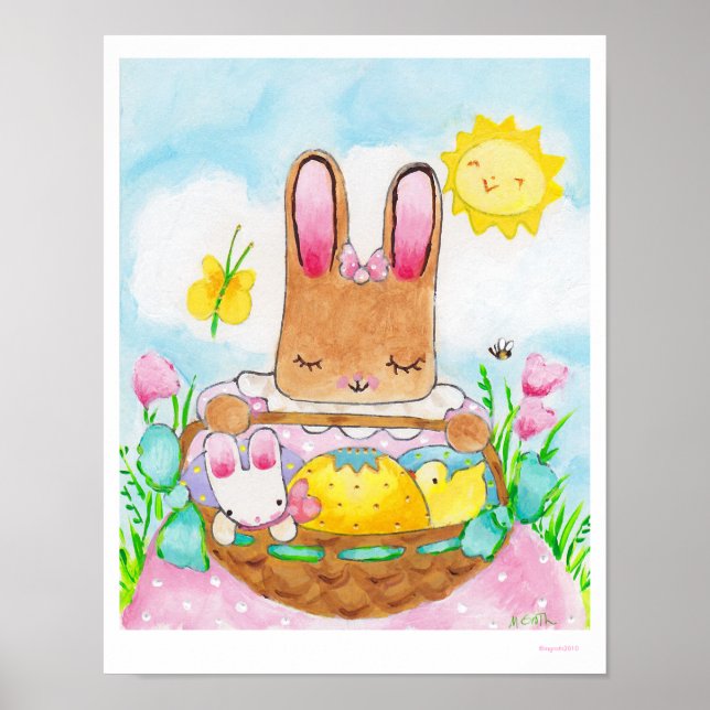Mary's Easter Basket poster (Front)