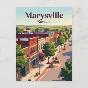 Marysville, Kansas Postcard