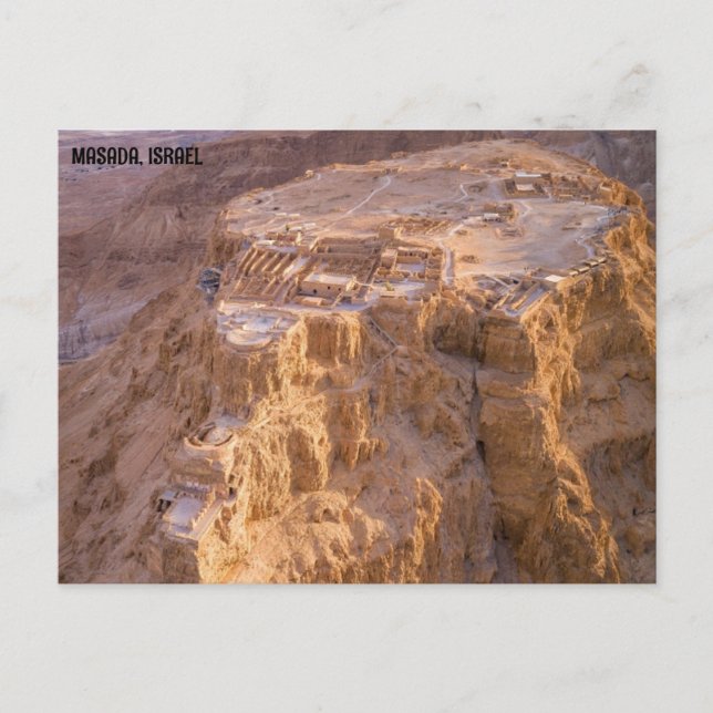MASADA, ISRAEL POSTCARD (Front)