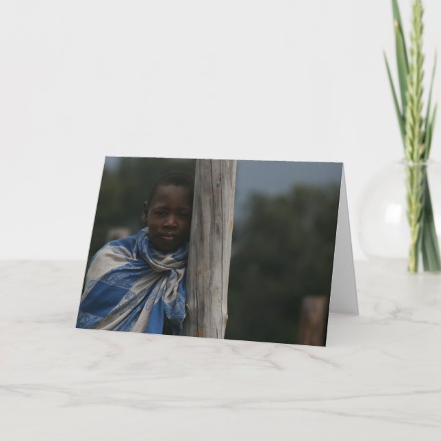 Masai Boy Card (Front)