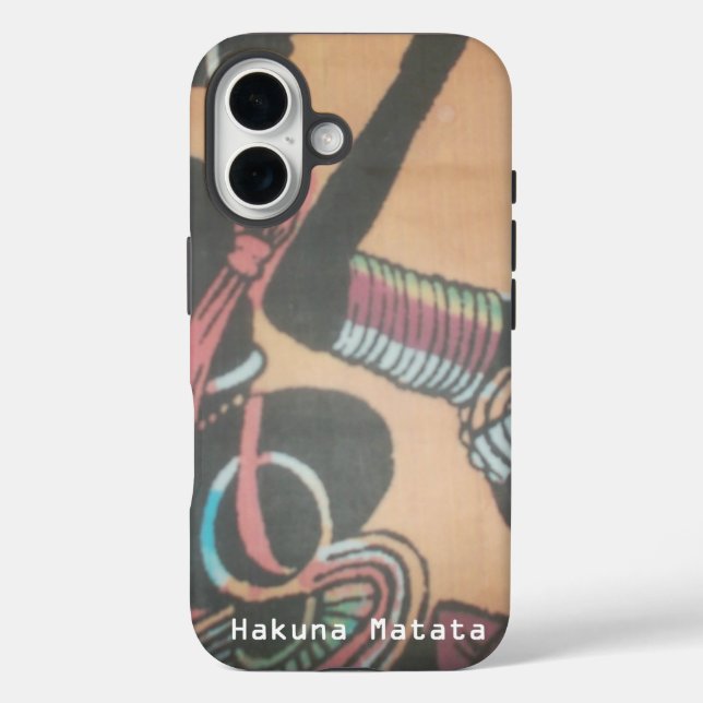 MASAI Hakuna Matata  Case-Mate iPhone Case (Back)