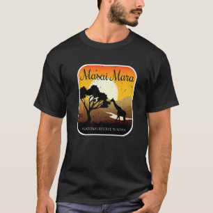 Masai Mara Kenya Safari National reserve Serengeti T-Shirt