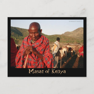 Masai of Kenya Postcard