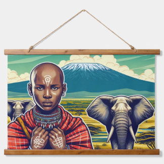 MASAI WALL HANGING TAPESTRY