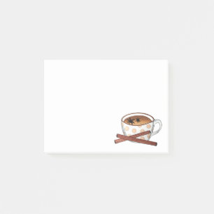 Masala Chai Teacup Indian Spiced Black Tea Cuppa Post-it Notes
