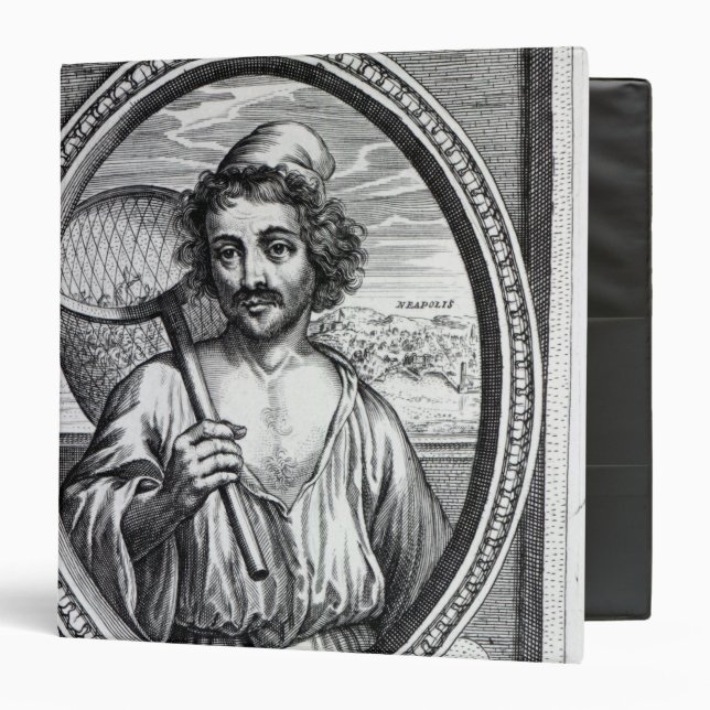 Masaniello, engraved by Petrus de Iode Binder (Front/Inside)