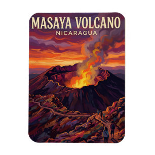 Masaya Volcano Nicaragua Magnet