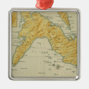 Masbate and Tico No 17 Metal Ornament