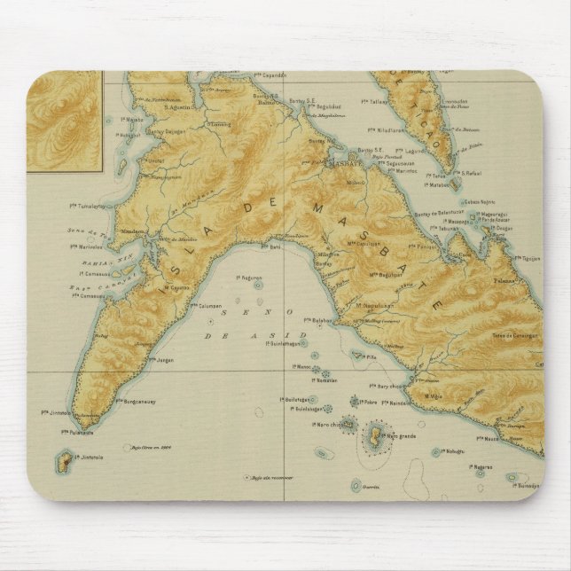 Masbate and Tico No 17 Mouse Pad (Front)