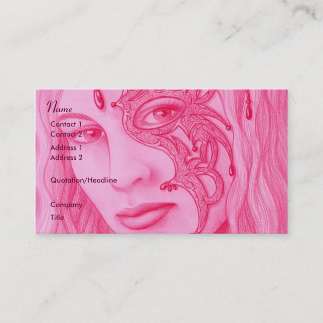 Mascarada Business Card (Front)