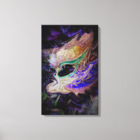 Mascarade Abstraite Masque Toile Art