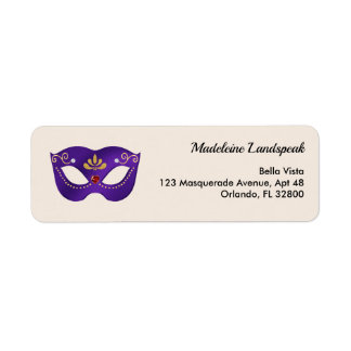 Mascarade Royale Violet Royale Albâtre Crème Or