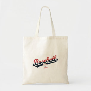 Mascot Baseball Retro Logo Tote Bag