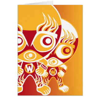 Mascotte de lutteur