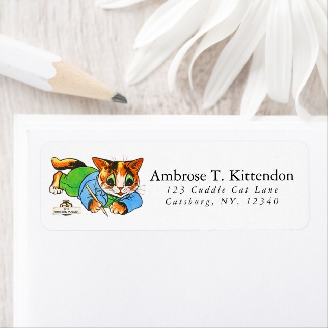 Mascotte des rédacteurs de chats de 1930 (En situation)