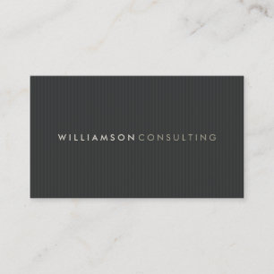MASCULINE CARTE DE VISITE :: pinstripe simple 1