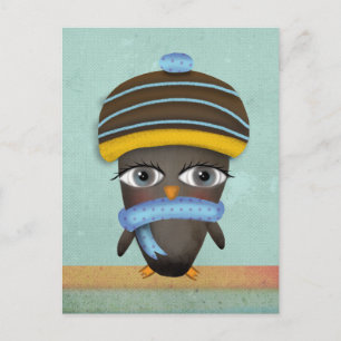 Masculine Christmas Greeting Holiday Postcard