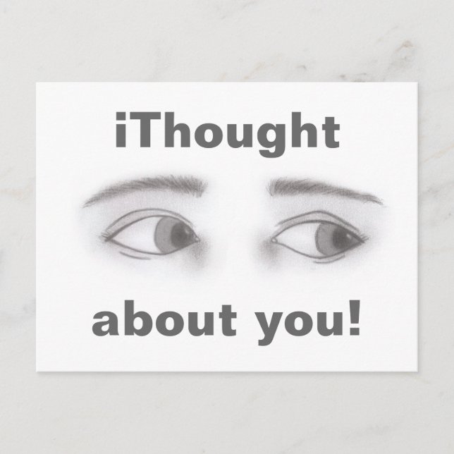 Masculine Eyes Postcard (Front)