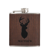 Masculine Hunter Buck Deer Design Name Monogram