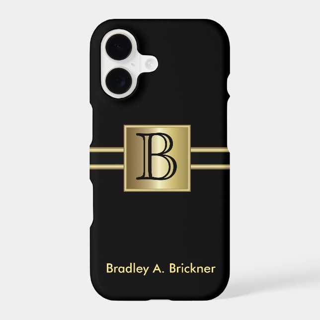 Masculine Monogram Executive Cover (Back)
