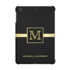 Masculine Monogram Executive Gold iPad Mini Case