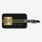 Masculine Monogram Executive Style - Black & Gold