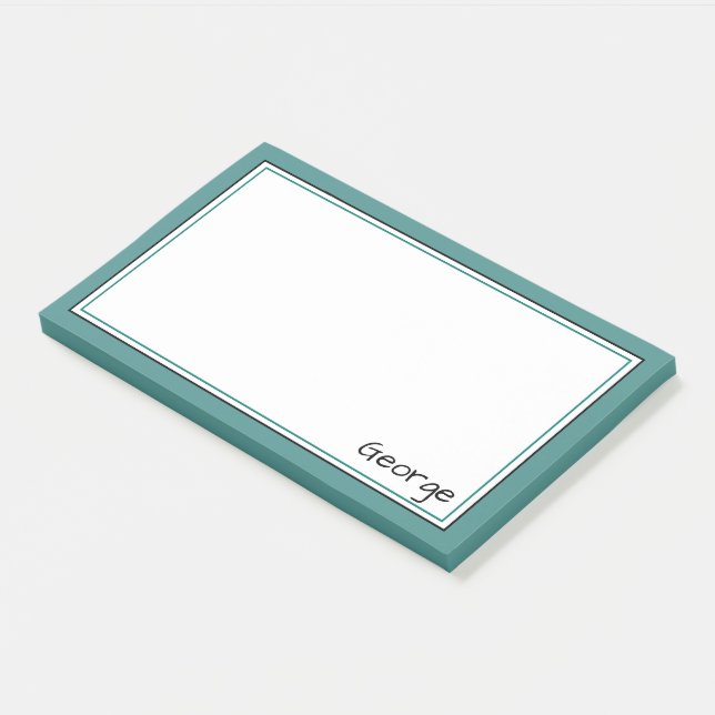 Masculine Post It Note For George or You (Angled)